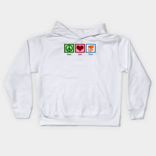 Peace Love Pisces Kids Hoodie